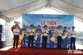 Vietnam Coast Guard Ship 8002 departs for visit to India